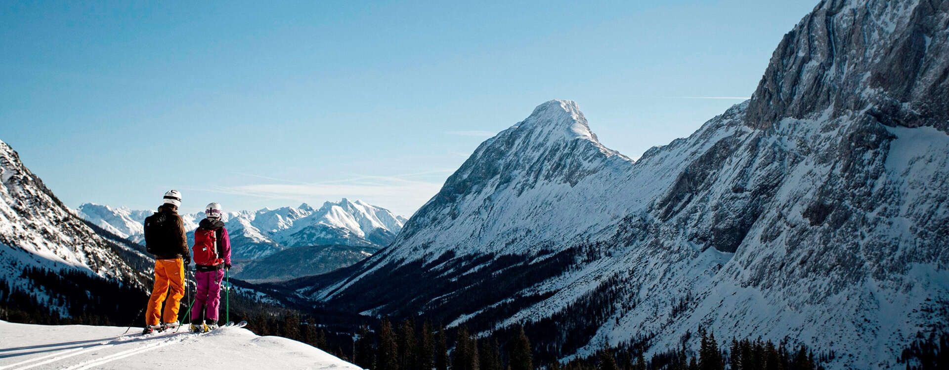 Ehrwalder Alm Skipanorama Winterurlaub Tirol