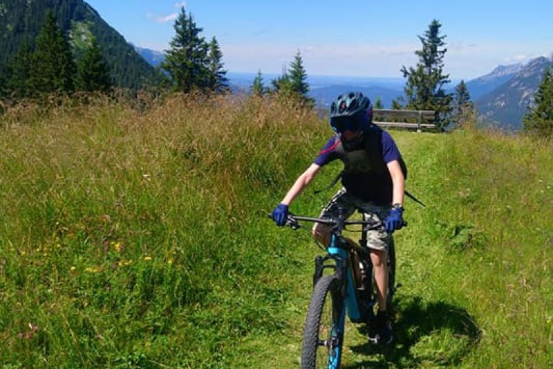 Downhill mountain biking Berwang