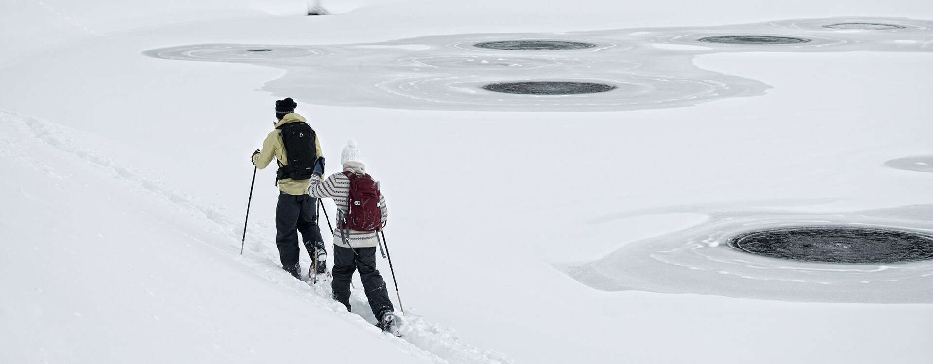 Wandern mit Schneeschuh in Zugspitz Arena Tirol