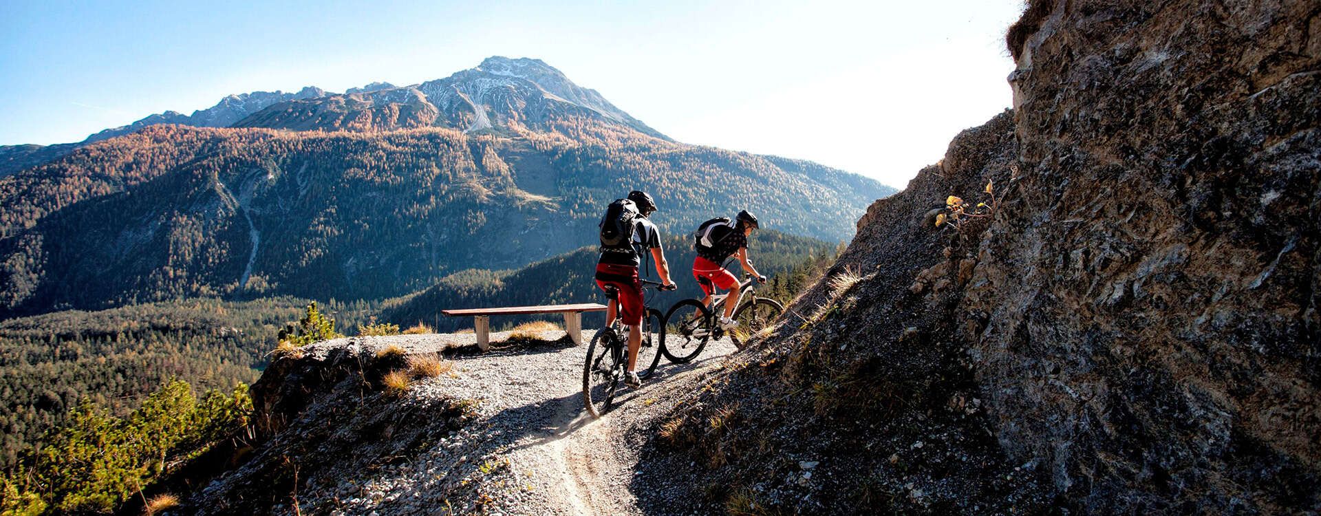 Mountain bike trail Blindsee
